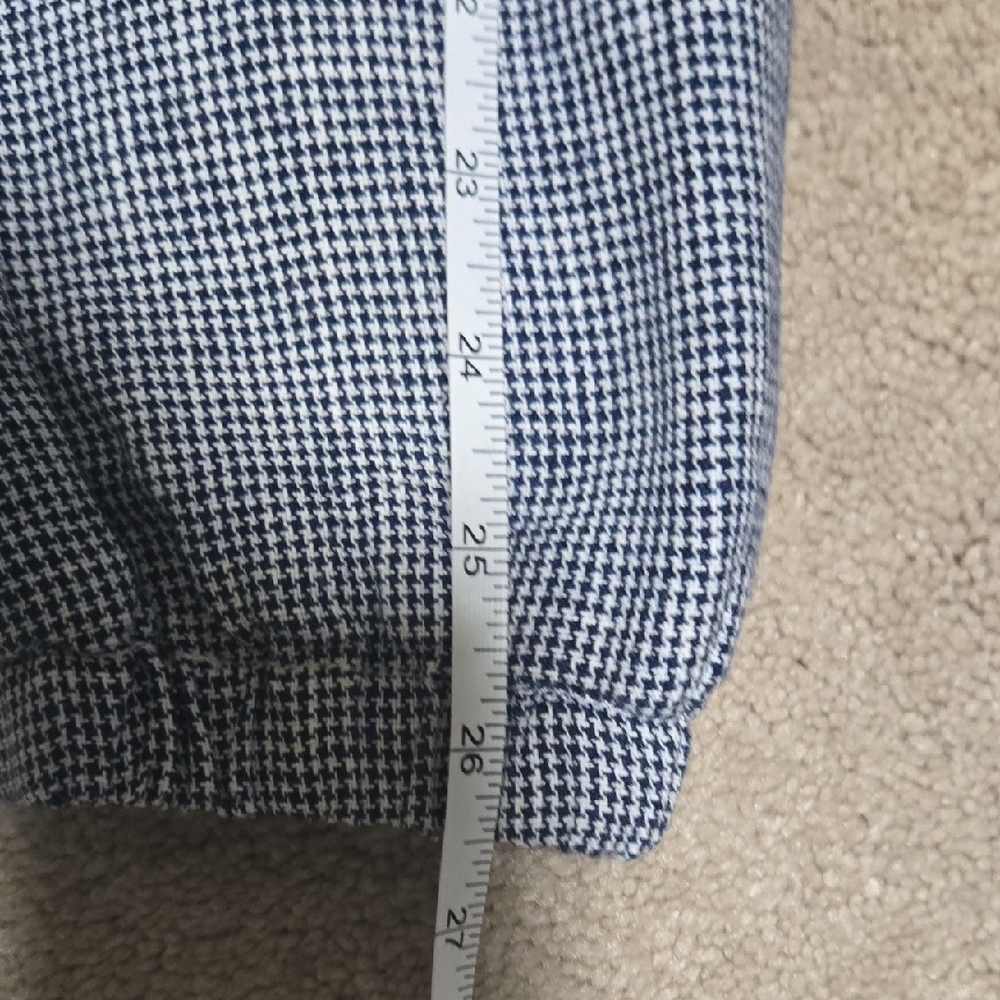 J. Crew Men's Navy Checkered Lightweight Jacket - Picture 15 of 16